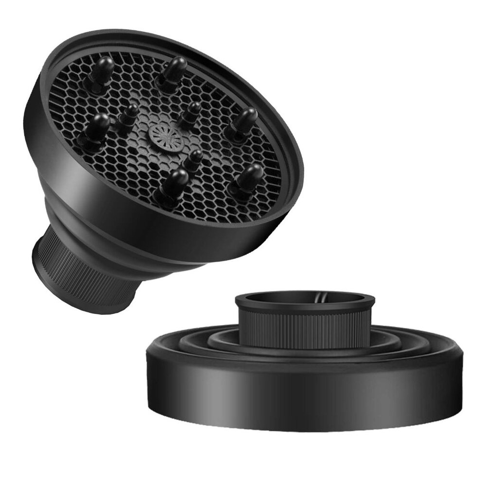 WAJIAYON Universal Collapsible Hair Dryer Diffuser Attachment- Salon Grade